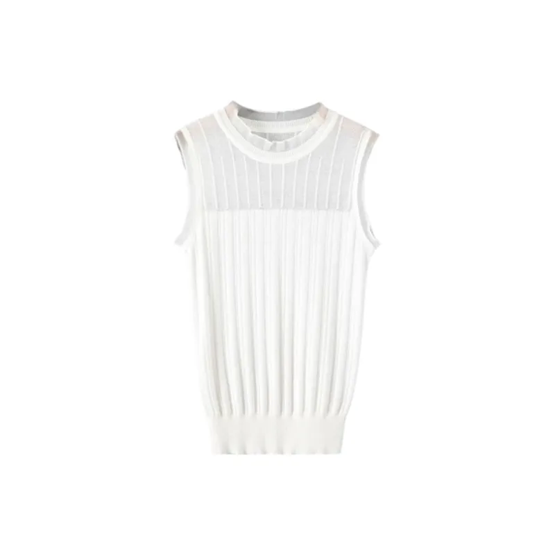 Late White Knitwear Women's White-0