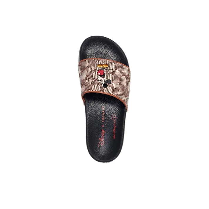 Disney x COACH Stylish Sandals Women's Cocoa-3