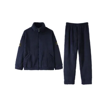 WOLFSFUL Pajama Set Women's Navy Blue