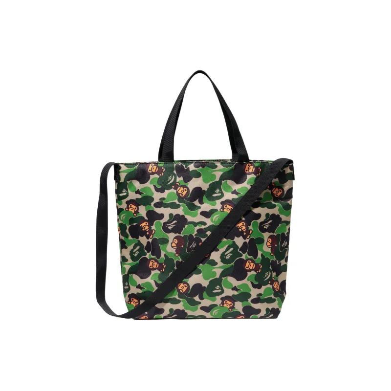 A BATHING APE Fabric Shoulder Bag, Crossbody Bag, Handbag Regular Unisex Apple Green-0