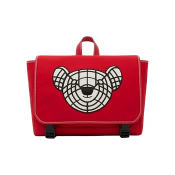 Burberry Leather Decoration Backpack Kids' Red