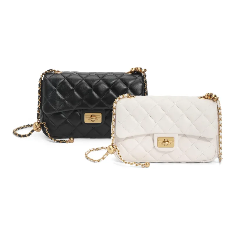 BELLE Sheepskin Crossbody Bags Tubas Women's-4