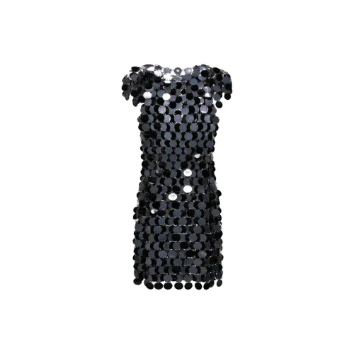 Rabanne Sequinned Chainmail Minidress