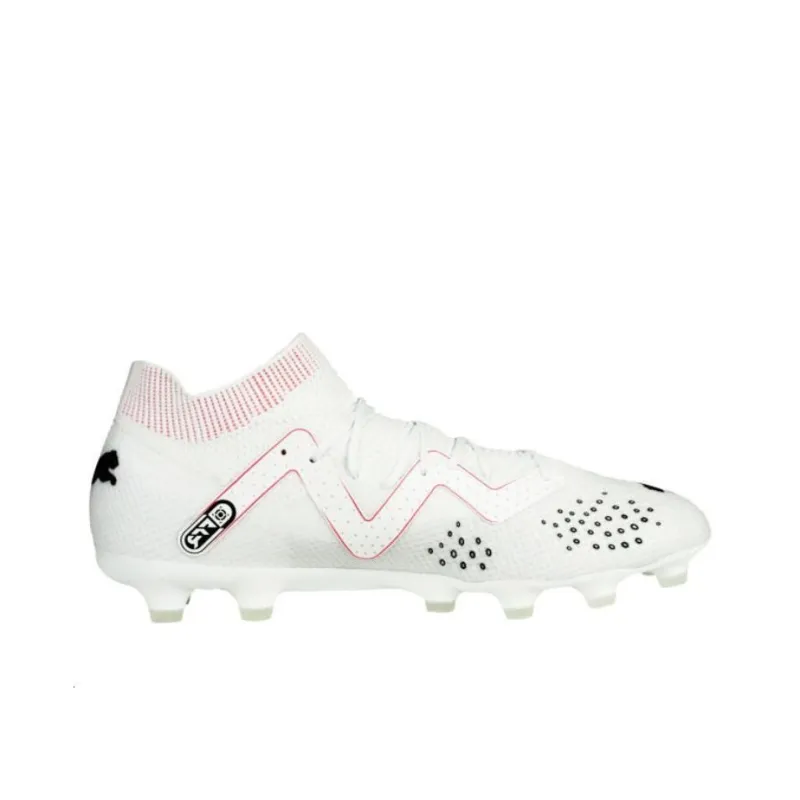 PUMA Future Pro Abrasion Resistant Breathable Soccer Shoes Unisex White Pink-1