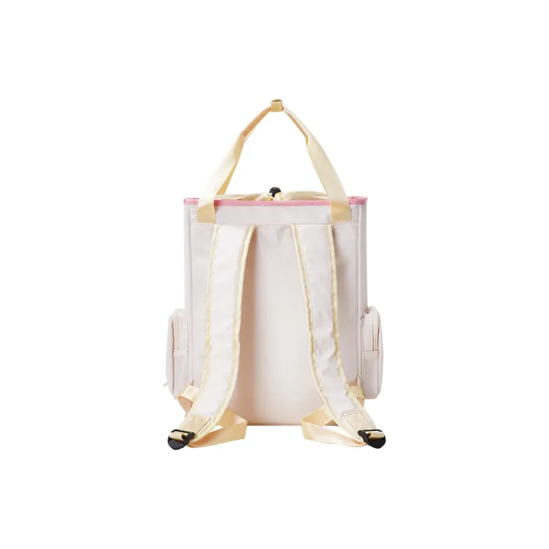 Miffy Oxford Backpack Regular Women's White/Pink/White/Coffee-3