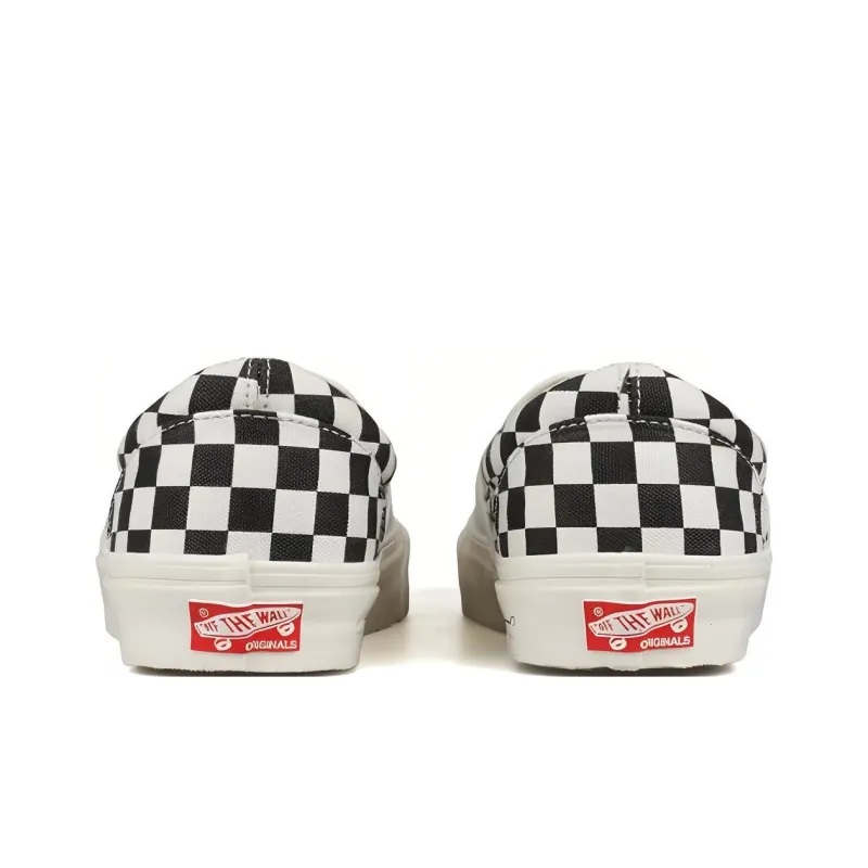 Vans John Van Hammersveld X Og Classic Slip On Lx 'Checker Marshmallow Black'-4