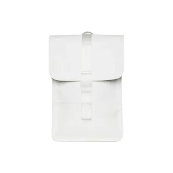 Rains Polyester Backpack Mini Unisex White