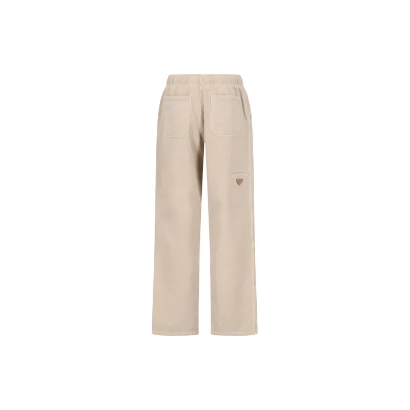 PRADA SS24 Casual Pants Women's Khaki-1