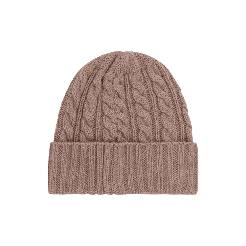 MSGM Logo Patch Knitted Beanie-1