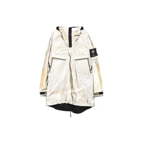 STONE ISLAND Jackets Men Gold