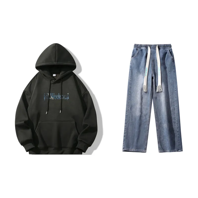 LA'T.WEEKEND Sweatshirt Set Unisex-31