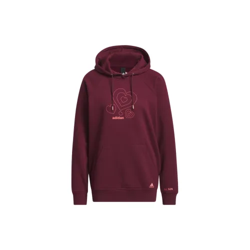 Adidas Day Sweatshirts Women's Maroon