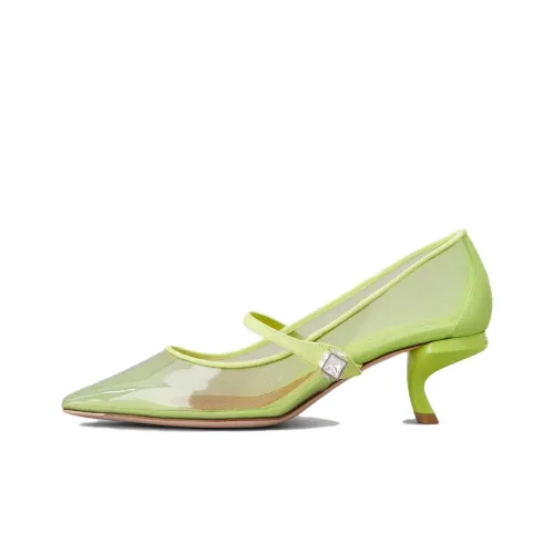 Roger Vivier High Heels Women's Neon Yellow