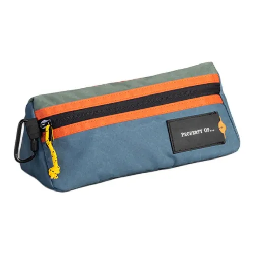 PROPERTY OF Storage Bags Orange Blue/Green