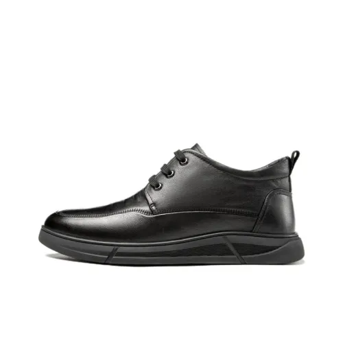 AOKANG Ankle Boots Men Black