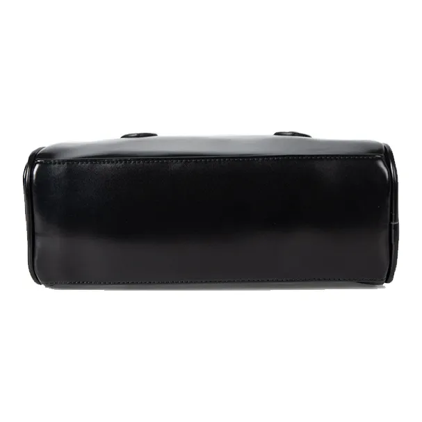 Hahhhsis PU Leather Shoulder Bags Handbags Large Size Women's Black-3