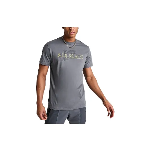 Nike T-Shirts Men Medium Gray