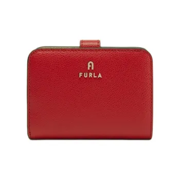Furla Leather Wallet Small Size Women's Venetian Red