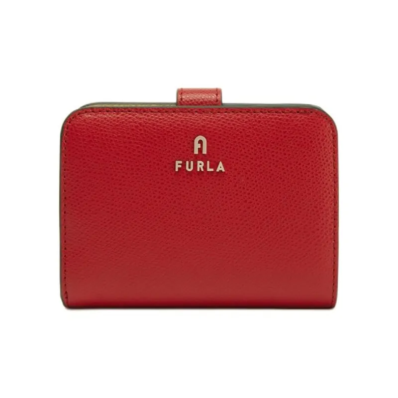 Furla Leather Wallet Trumpets Women's Venetian Red-0