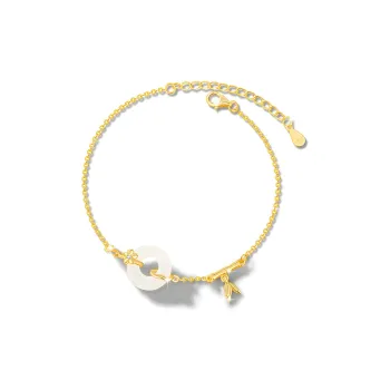 Best Wishes Chalcedony Jade Bracelets Unisex