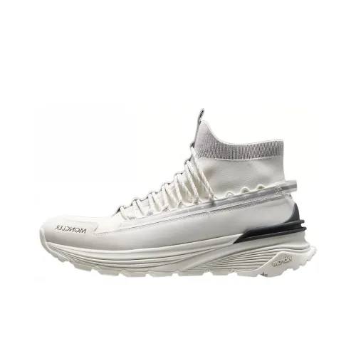 Moncler Monte Runner Low Top Casual Shoes Men's White