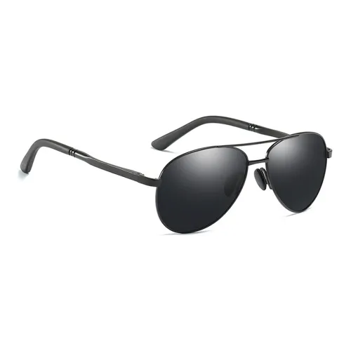 Youyoulan Metal Round Sunglasses Men's