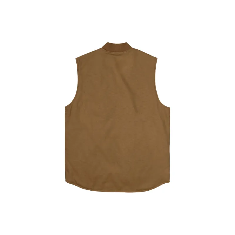 Carhartt WIP V Neck Logp Patch Zipped Vest-1