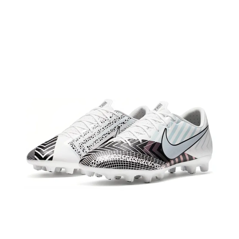 Nike Mercurial Vapor 13 HG Rubber Short Studs Cushioning Anti-Slip And Wear-Resistant Soccer Shoes Men's Black White-2