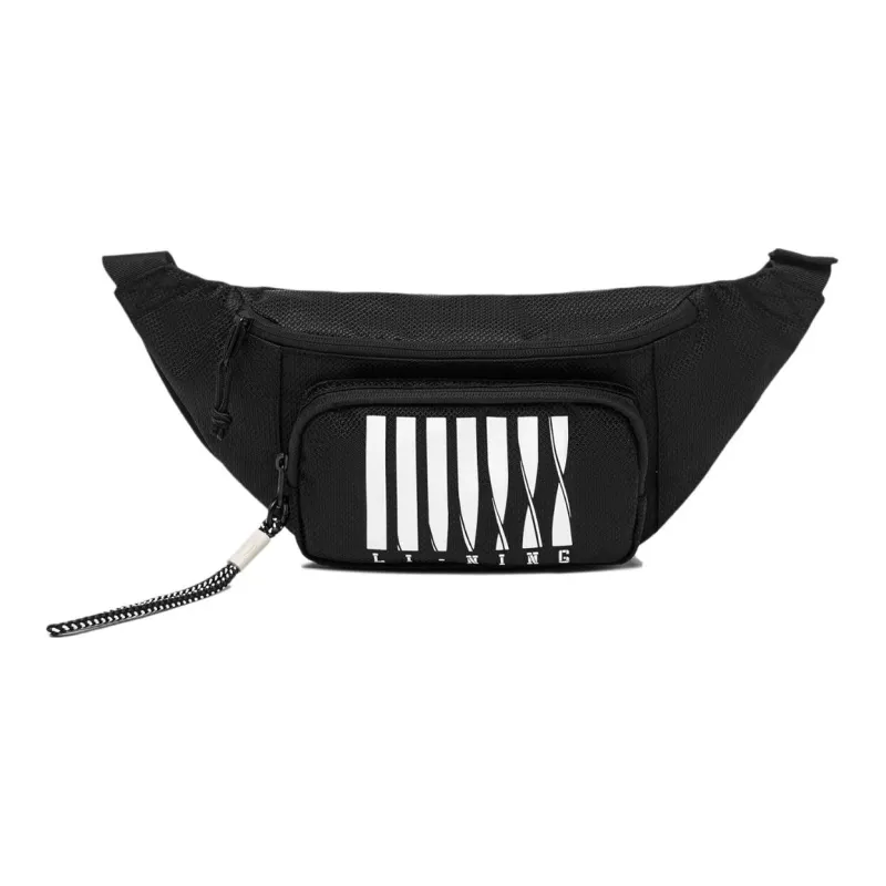 LiNing Chinese Culture Series Polyester Sling Bag Unisex Black-0