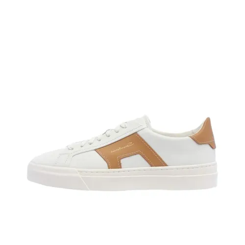 Santoni Colourblock Leather Sneakers