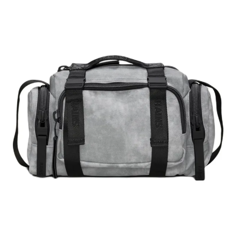 Rains Polyester Handbag Shoulder Bag Crossbody Bag Regular Unisex Imitation Vintage Gray-0