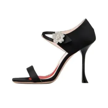 Roger Vivier I Love Vivier Strap Sandals Women's Black