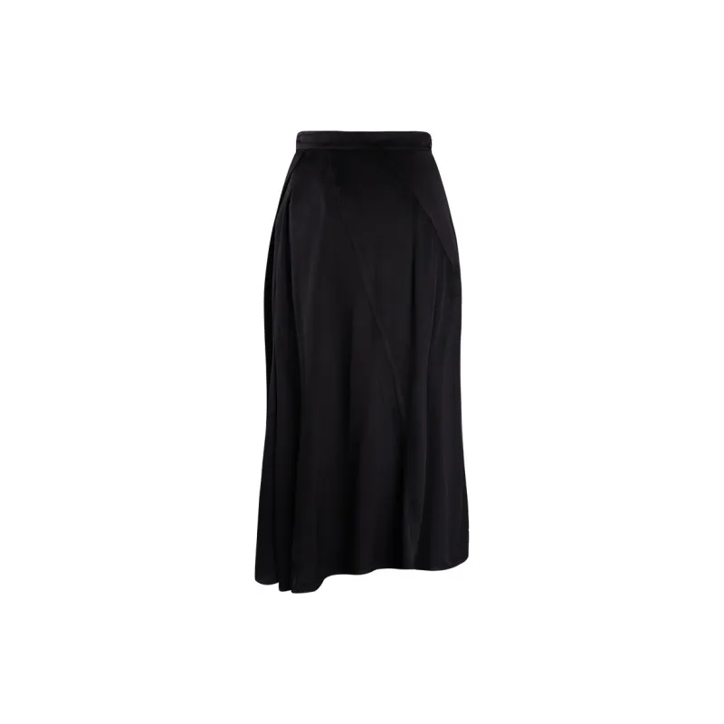 THE SEA LIFE Casual Long Skirt Women's Black Mage-1