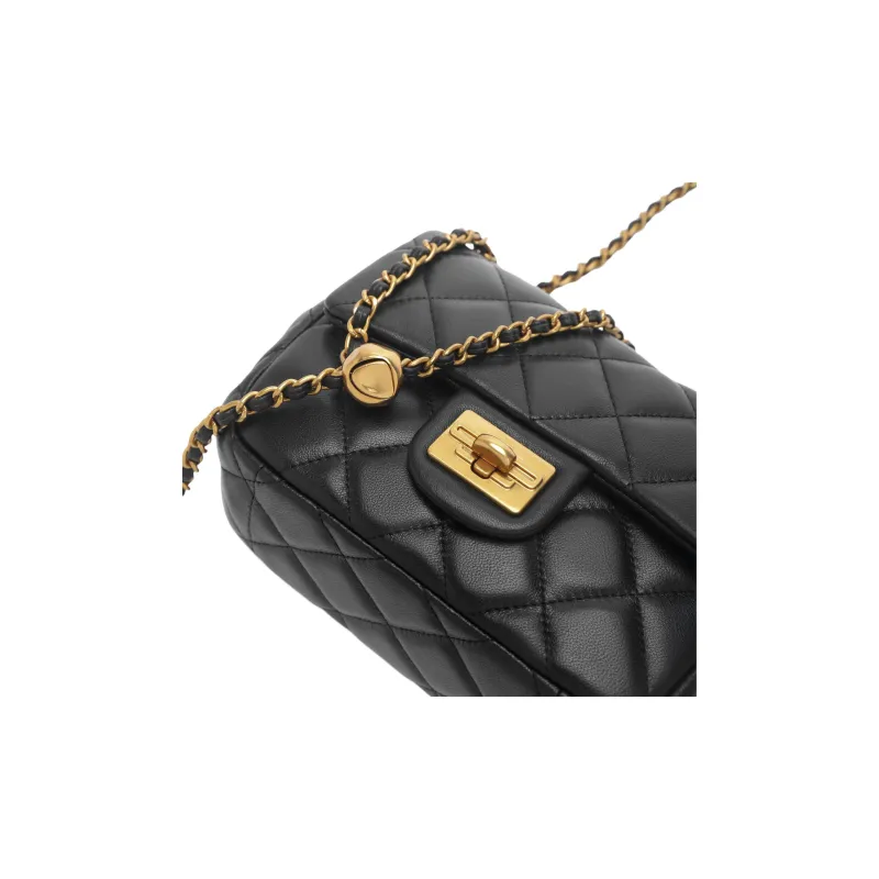 BELLE Sheepskin Crossbody Bag Small Size Women's-3