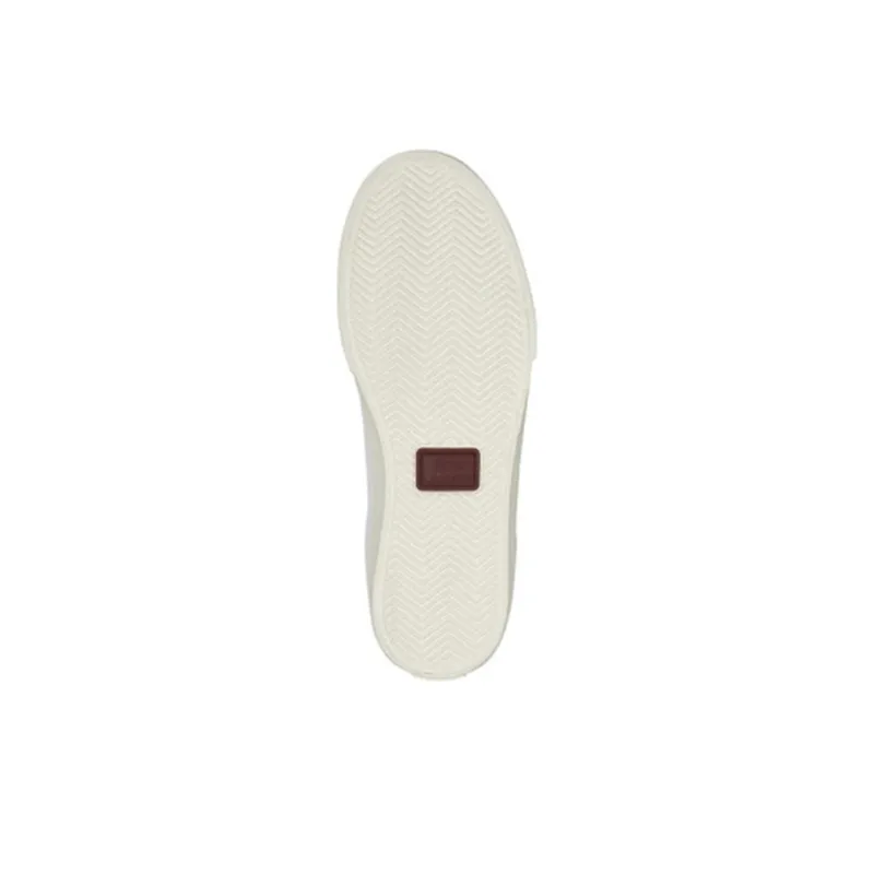 LACOSTE Anti-Slip Wear-Resistant Low-Top Skateboard Shoes Men's White-4