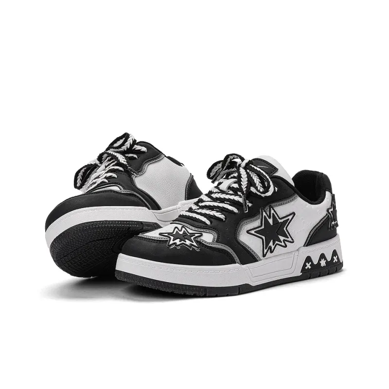 DOUBLE STAR 88 Slip Resistant Cushioning, Abrasion Resistant, Height Increasing Low Top Skateboard Shoes Unisex-7