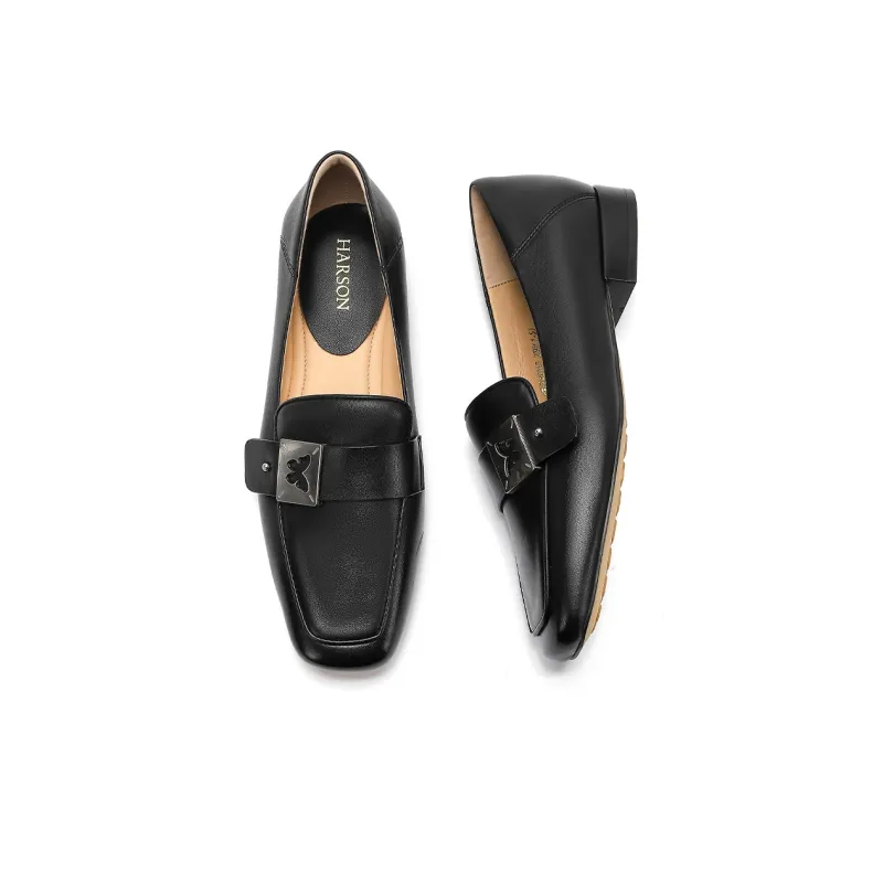 HARSON Loafers Women's Gray/Black-9