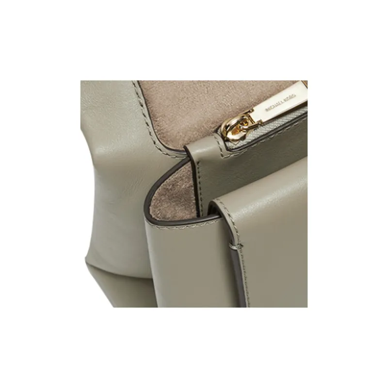 MICHAEL KORS Cece Calfskin Leather Crossbody Bag Shoulder Bag Women's Light Army Green-4