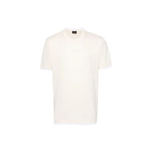 Brioni Logo-embroidered Layered T-shirt