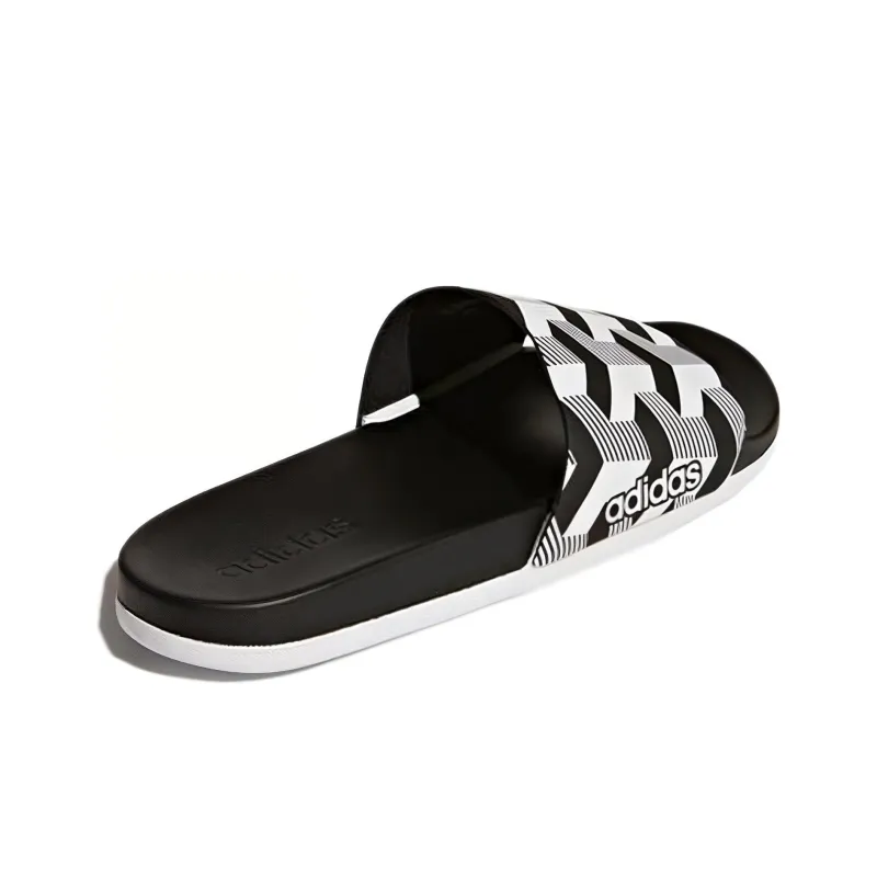 Adidas Adilette Cf+ Link Slippers 'Black White'-3
