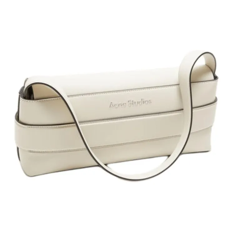 Acne Studios Calfskin Portable Handheld Shoulder Bag Women's White-1