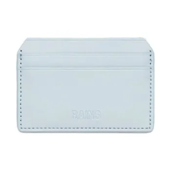 Rains Polyester Card Holder Unisex Light Blue