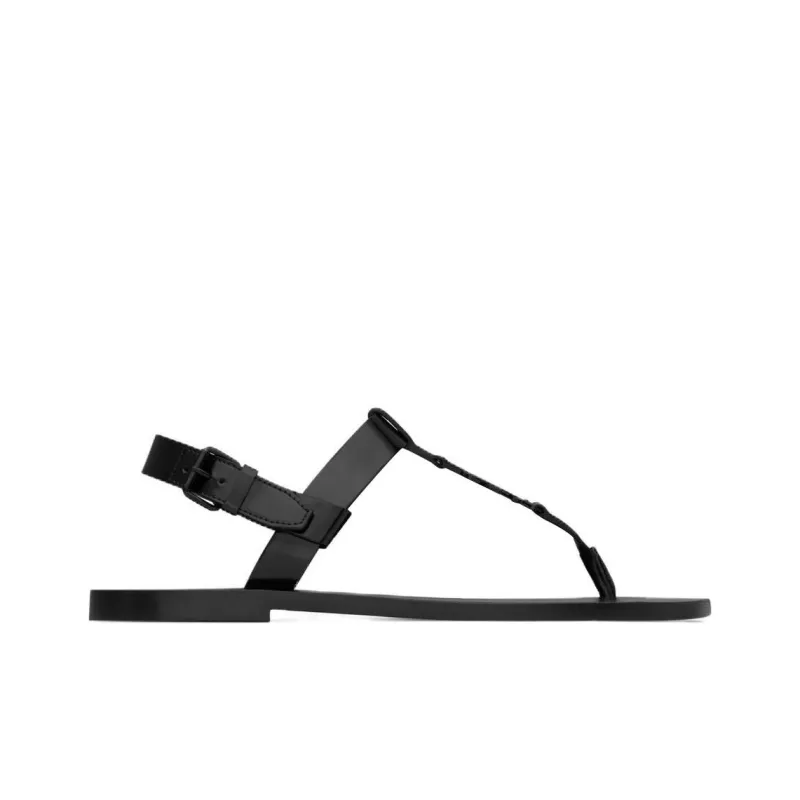 SAINT LAURENT Cassandre Open Toe Sandals-1