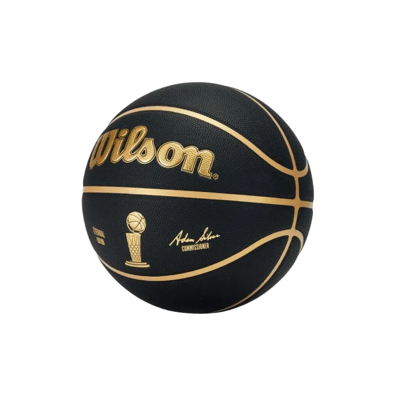 Wilson NBA PU Basketball Black Gold Size 7 Ball Training Unisex-3