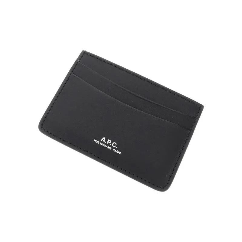 A.P.C André Logo Embossed Cardholder-1