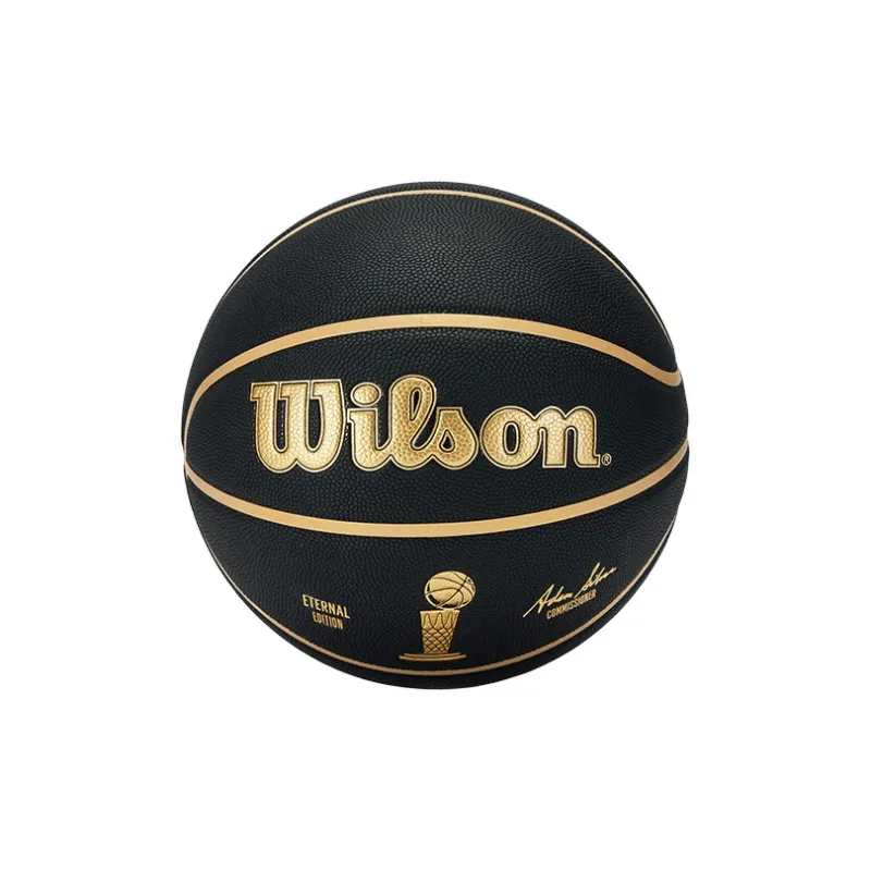 Wilson NBA PU Basketball Black Gold Size 7 Ball Training Unisex-2