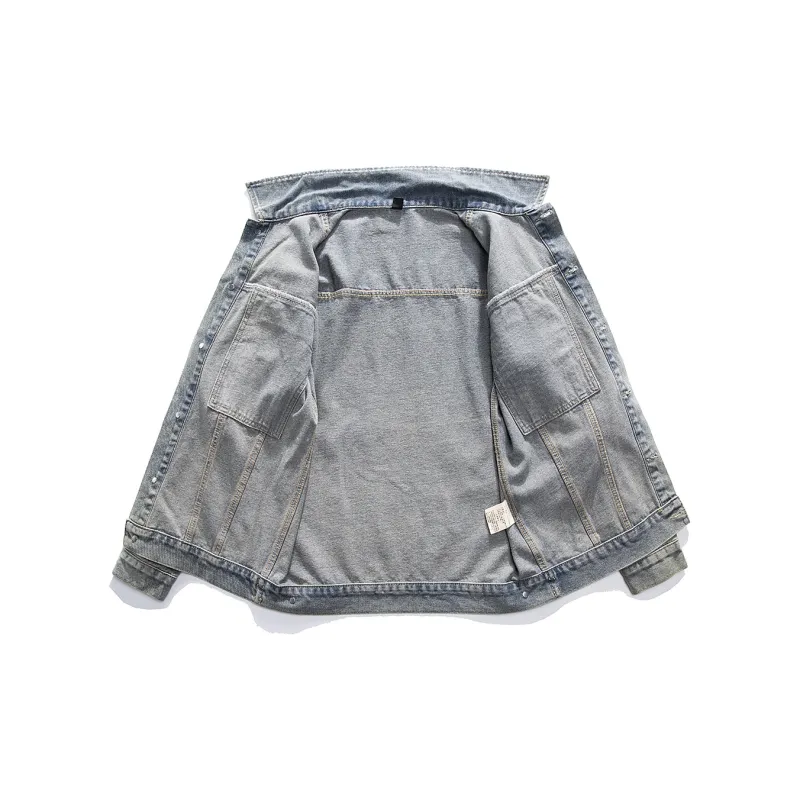 JASONWOOD Denim Jacket Unisex Grass Head Gray-2