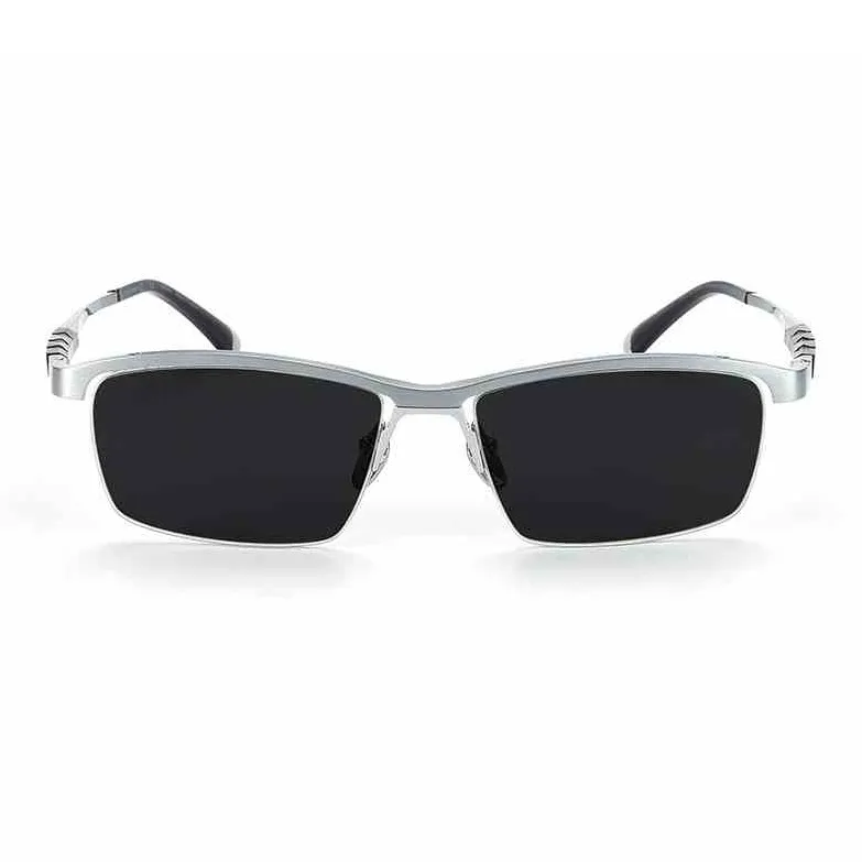 MORTON MUNCH Titanium Square Sunglasses Men's-1