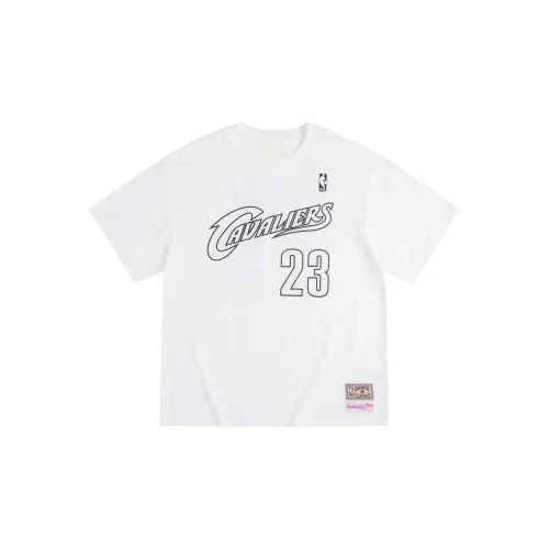 Mitchell Ness T-Shirts Unisex White