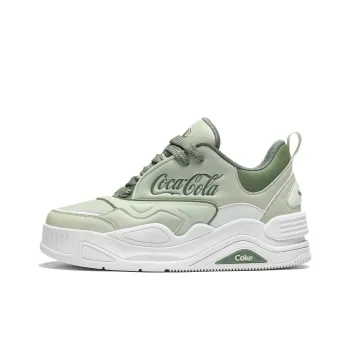 Coca Cola Anti Slip And Wear Resistant Height Increasing Low Top Skateboard Shoes Unisex